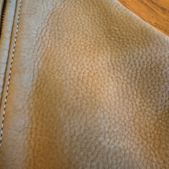 Coach 4944 Pebbled Leather Sling Backpack Taupe, Brass Hardware, Vintage 1990s - Picture 15 of 16